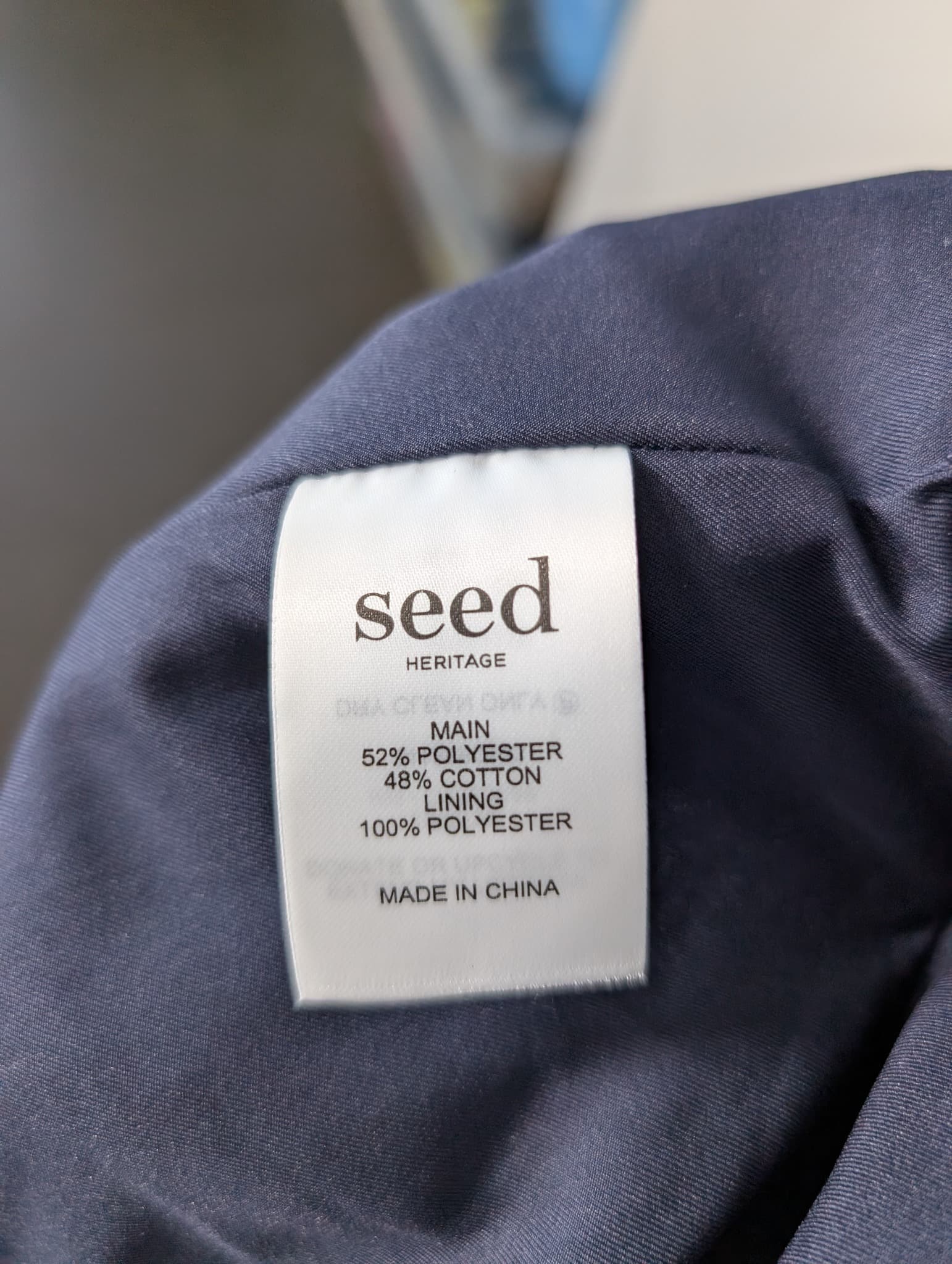 Seed Heritage Tweed Shorts Navy Blue Size 16 — photo 9 of 10