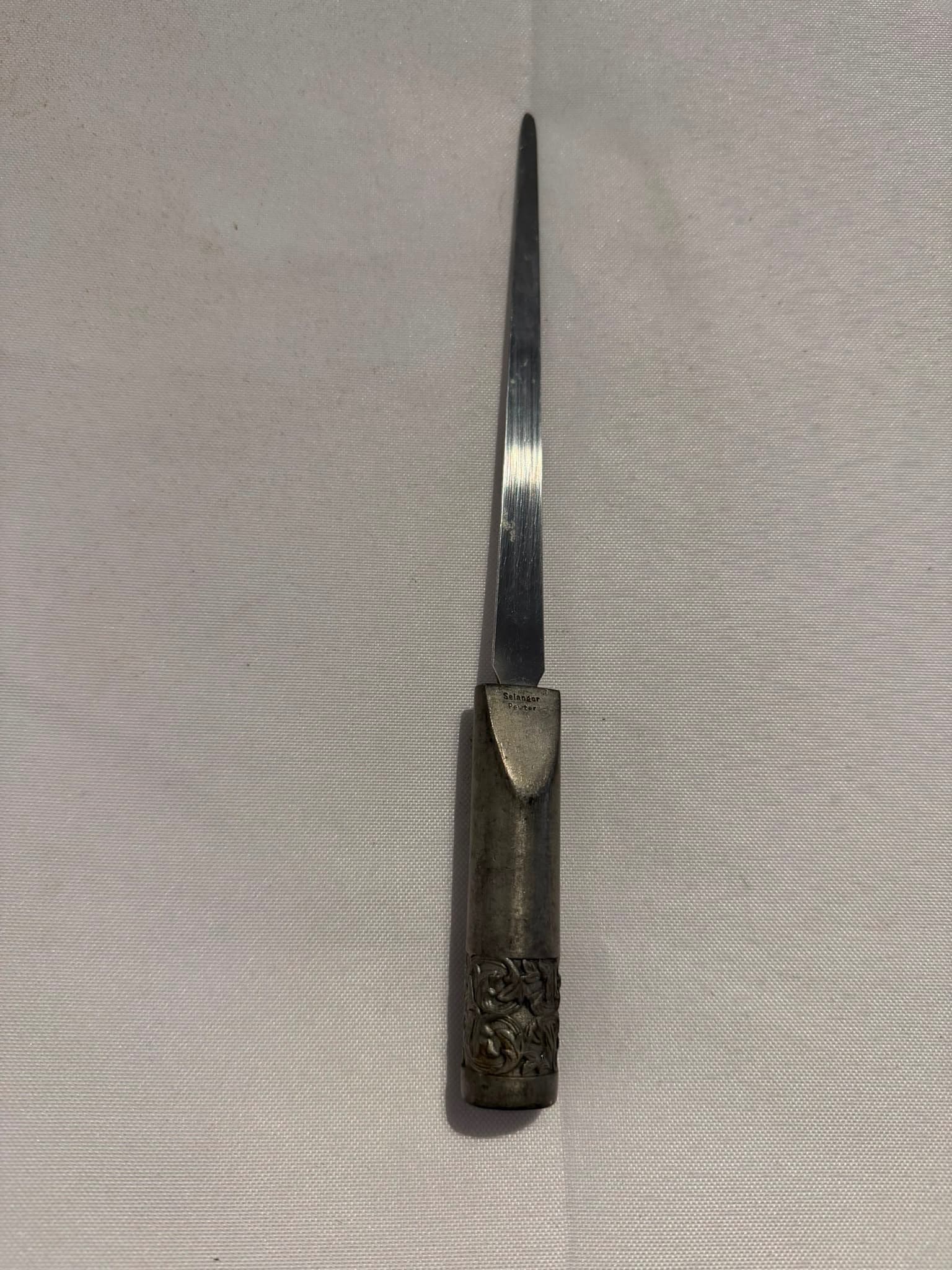 Selangor Pewter McDonald's Letter Opener with Celtic Knotwork — photo 2 of 2