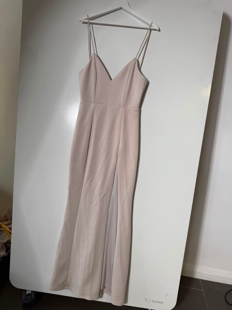 Showpo Formal Slip Dress Blush Pink AU 8 — photo 5 of 5