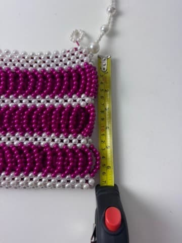 Shrimps Antonia Beaded Bag Pink and White Pearl Effect — photo 6 of 10