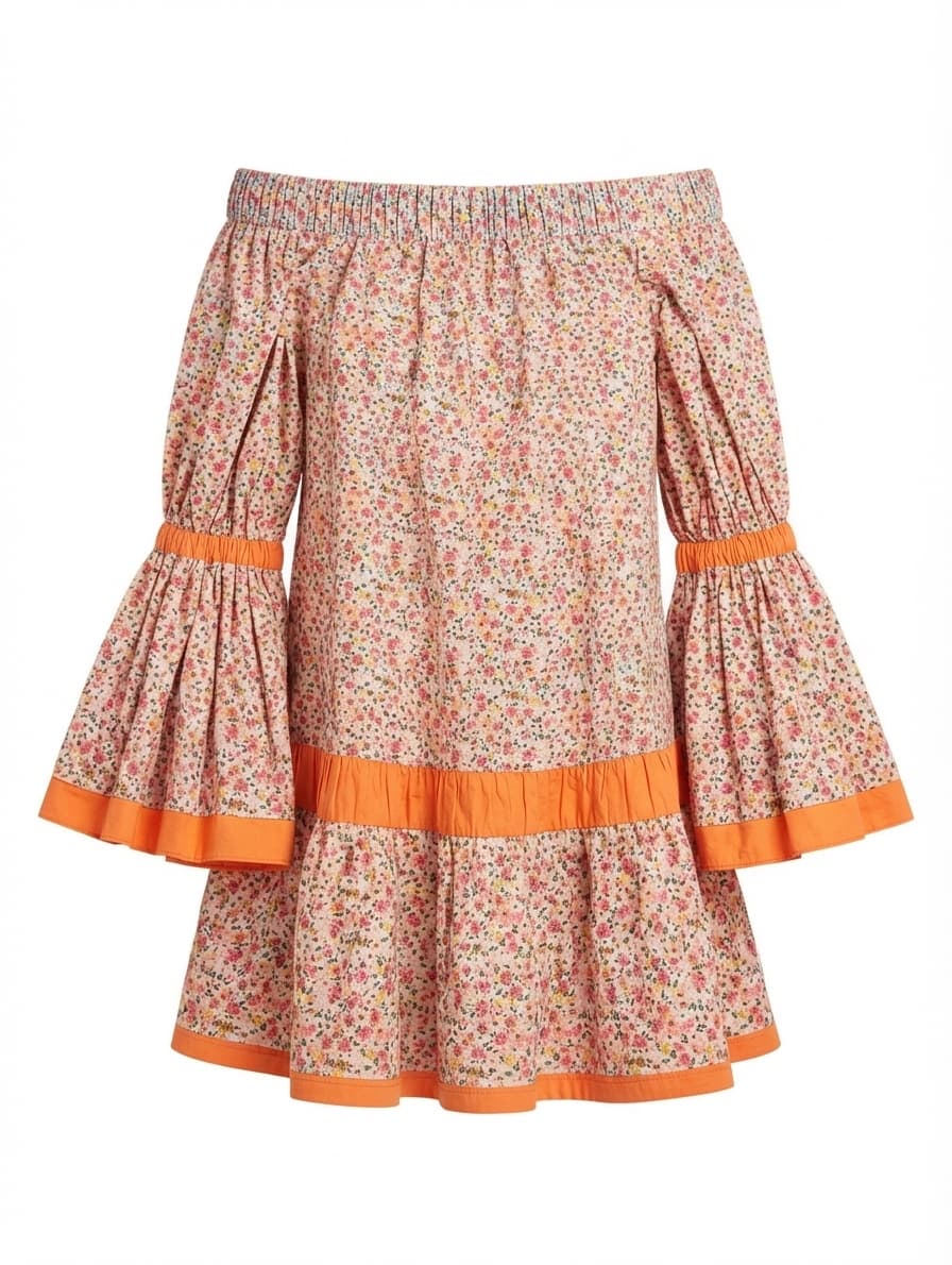 Silvia Tcherassi Pescali Floral Cotton Dress Size S — photo 1 of 7