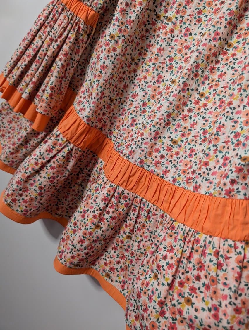 Silvia Tcherassi Pescali Floral Cotton Dress Size S — photo 3 of 7