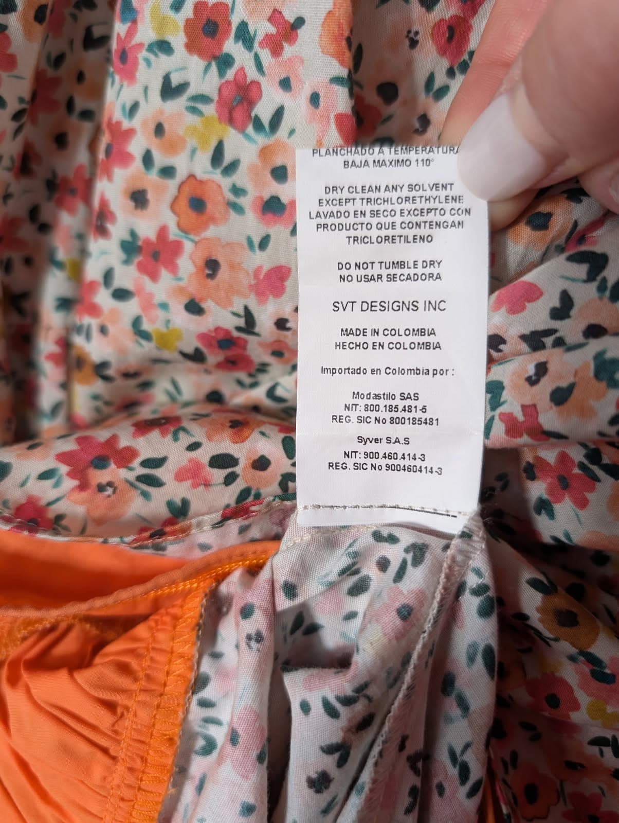Silvia Tcherassi Pescali Floral Cotton Dress Size S — photo 7 of 7