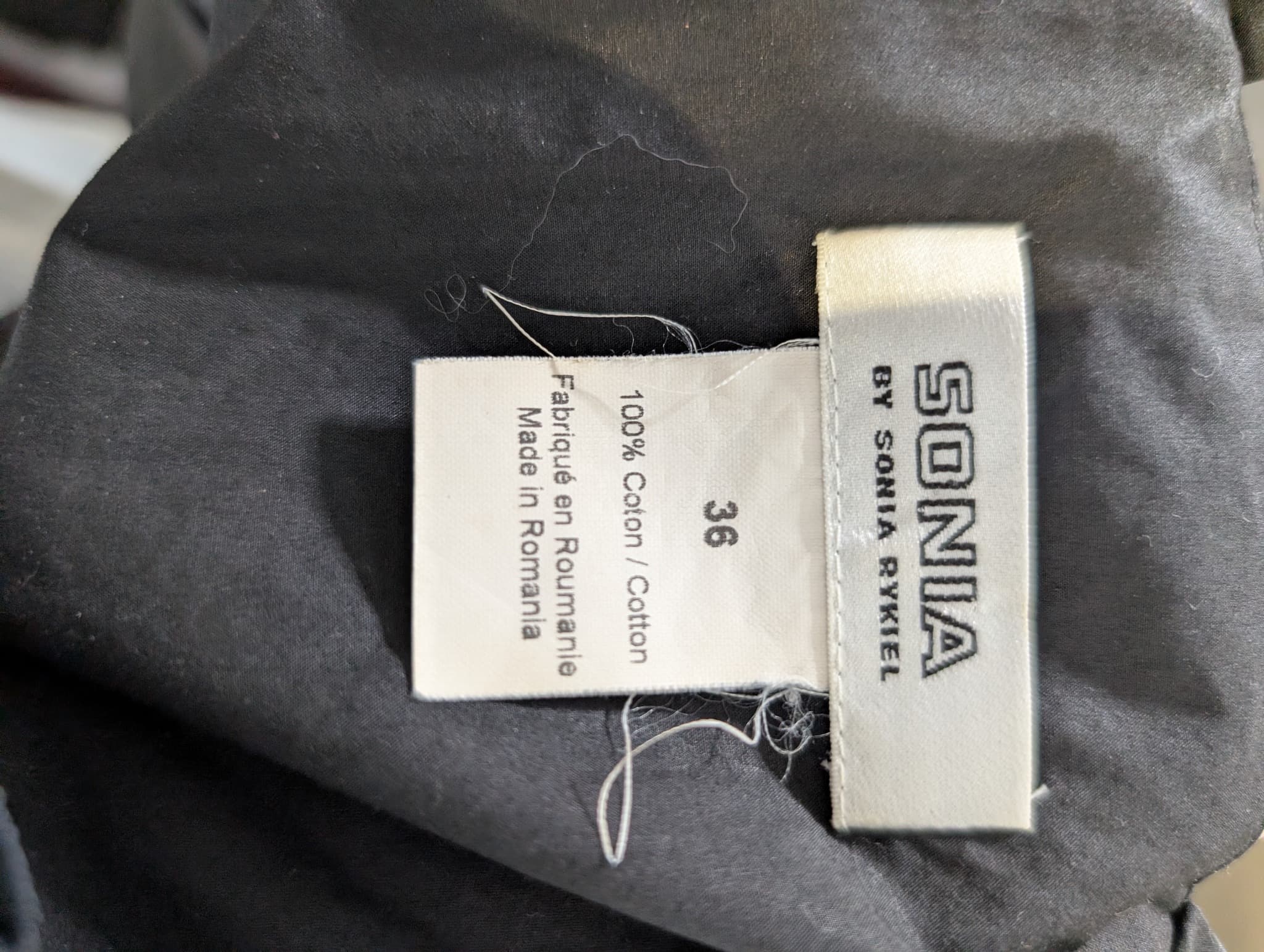 Sonia by Sonia Rykiel Ruffle Peplum Top Black Size 36 — photo 4 of 15