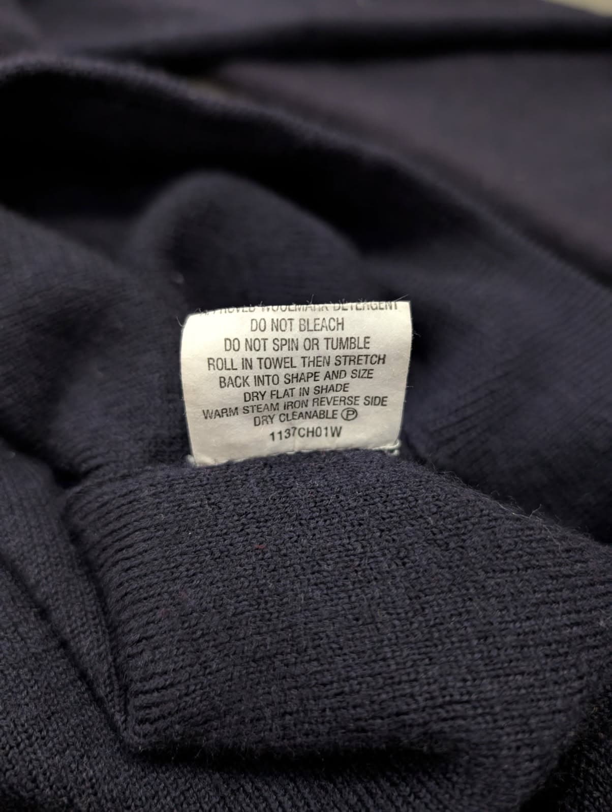 Sovrano Vintage Quarter-Zip Knit Sweater - Pure New Wool with Suede Patches — photo 6 of 8