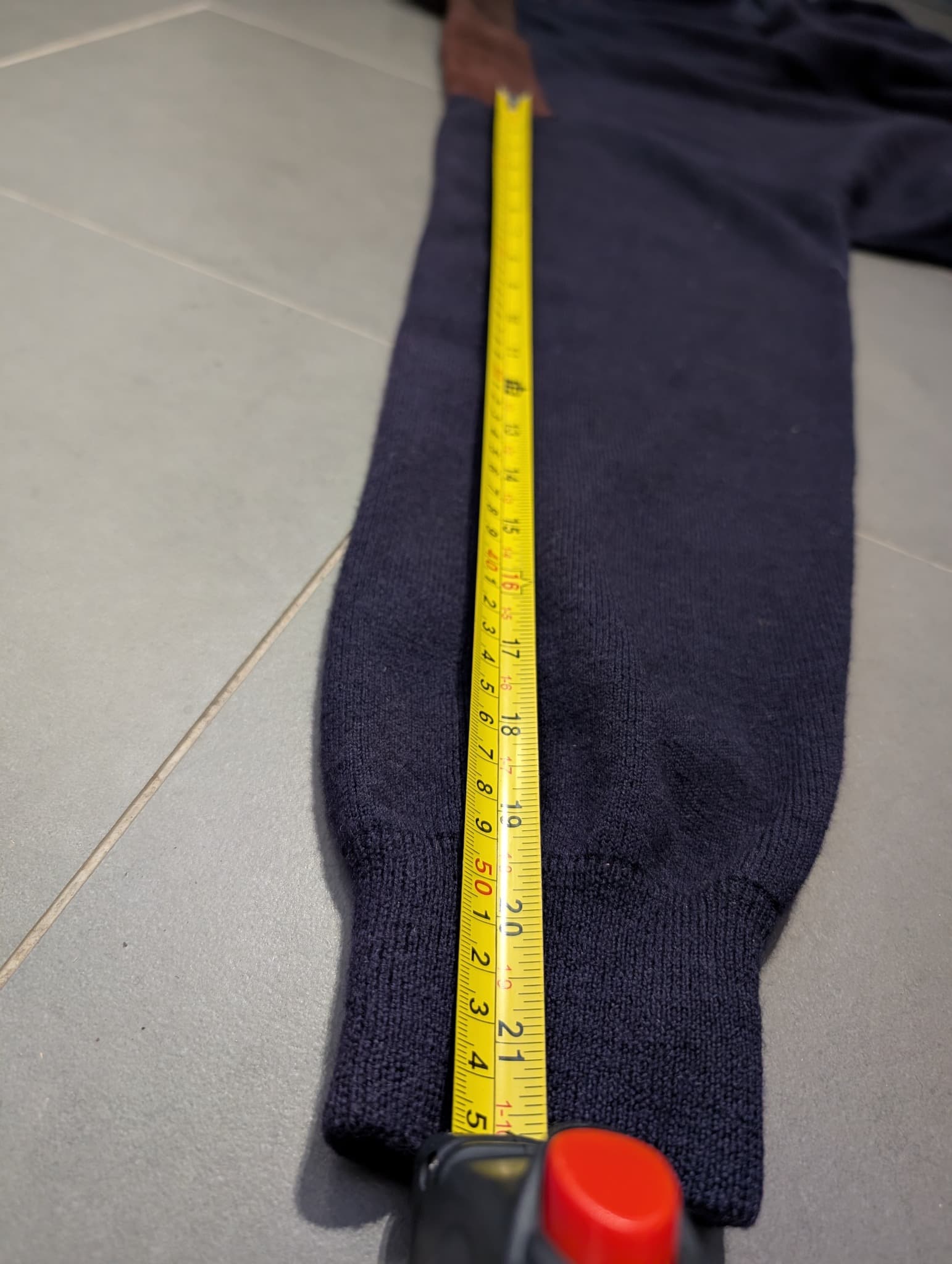 Sovrano Vintage Quarter-Zip Wool Sweater Navy 2XL — photo 8 of 8