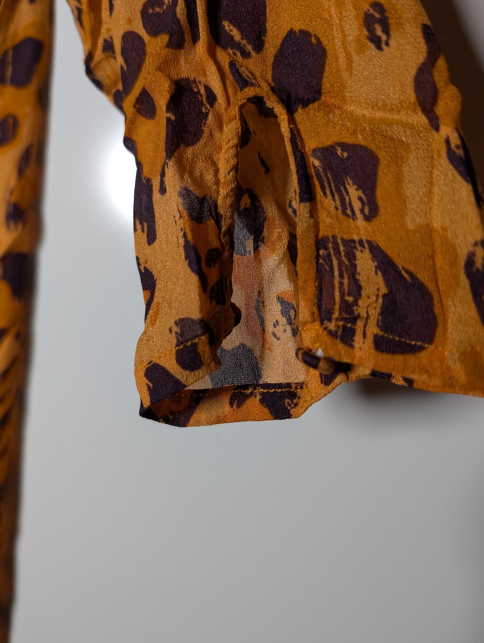 Spell Leopard Print Longline Kimono Cardigan Women's OS — photo 3 of 7