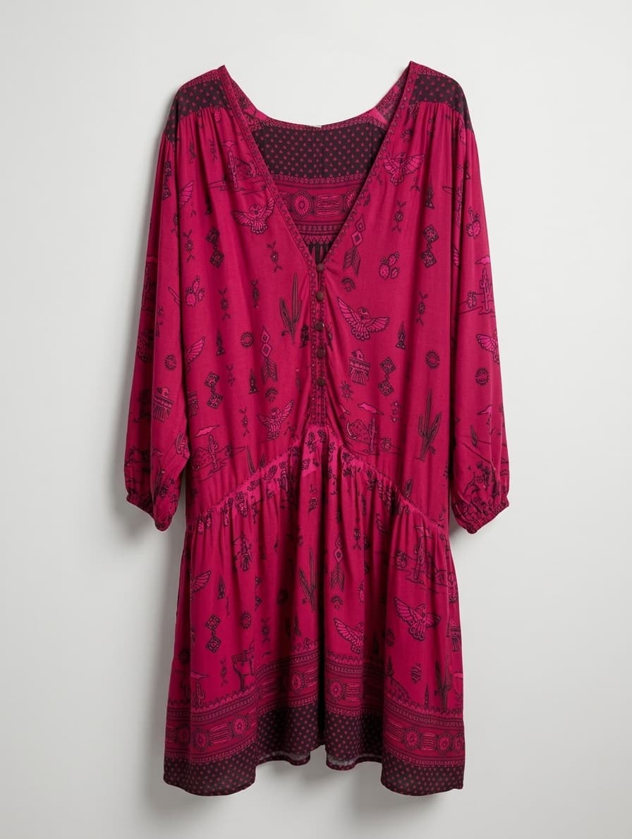 Spell & The Gypsy Collective Desert Rose Maxi Dress - Pink Boho Print — photo 1 of 9