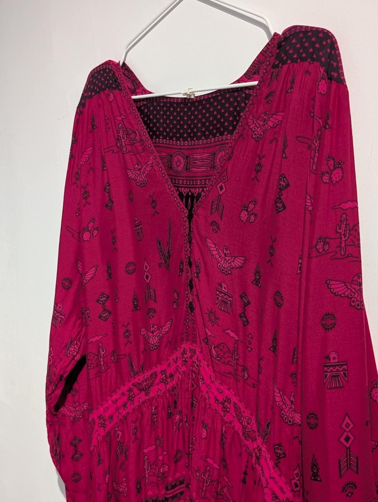 Spell & The Gypsy Collective Desert Rose Maxi Dress - Pink Boho Print — photo 2 of 9