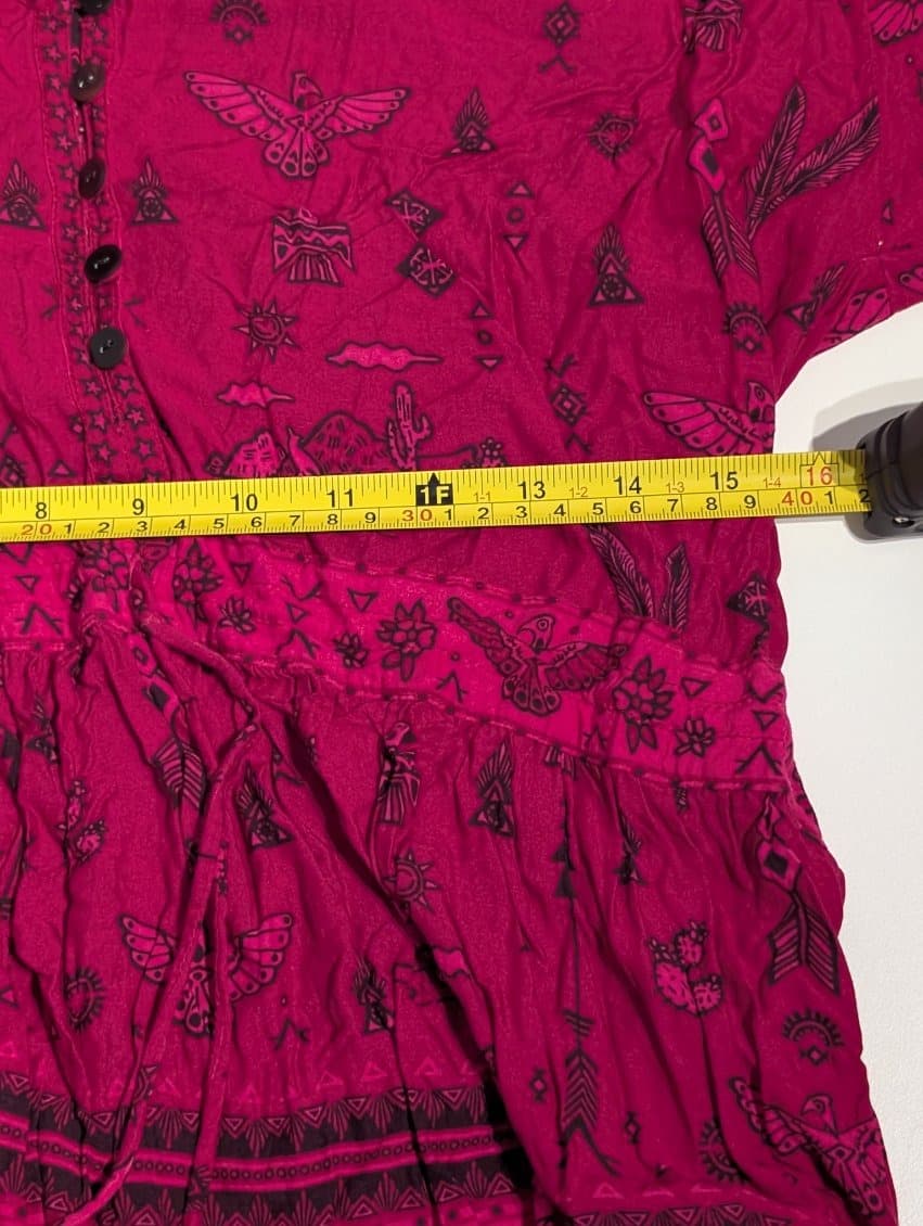 Spell & The Gypsy Collective Desert Rose Maxi Dress - Pink Boho Print — photo 8 of 9
