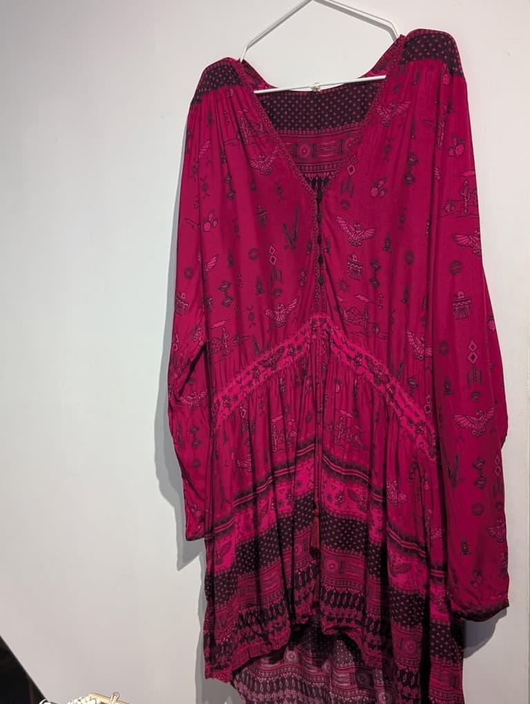 Spell & The Gypsy Collective Desert Rose Maxi Dress - Pink Boho Print — photo 9 of 9