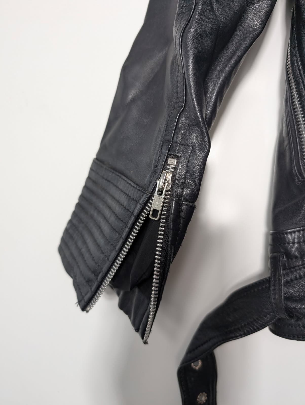 Splice Boutique Leather Biker Jacket Black Size 6 — photo 4 of 7