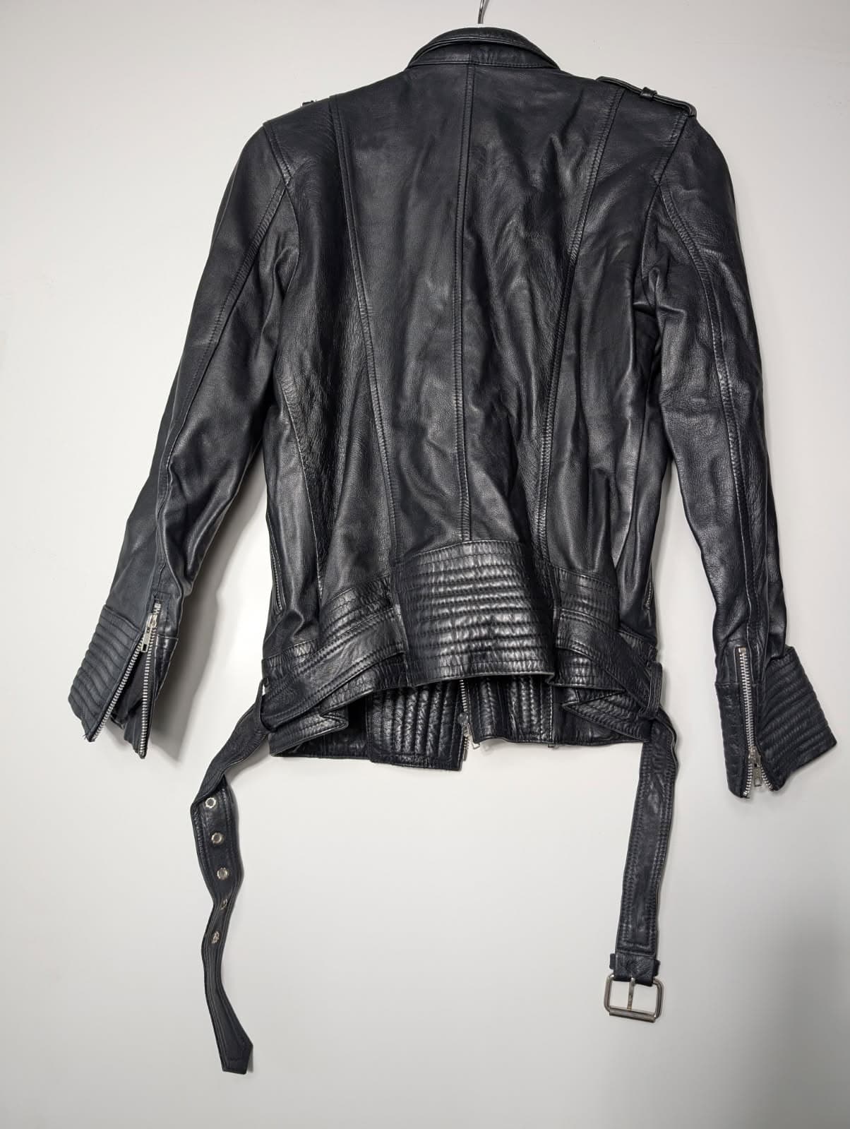 Splice Boutique Leather Biker Jacket Black Size 6 — photo 5 of 7