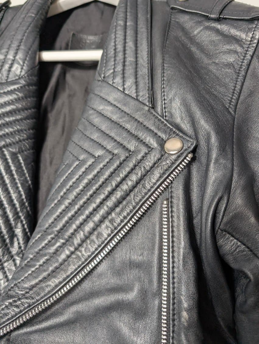 Splice Boutique Leather Biker Jacket Black Size 6 — photo 7 of 7