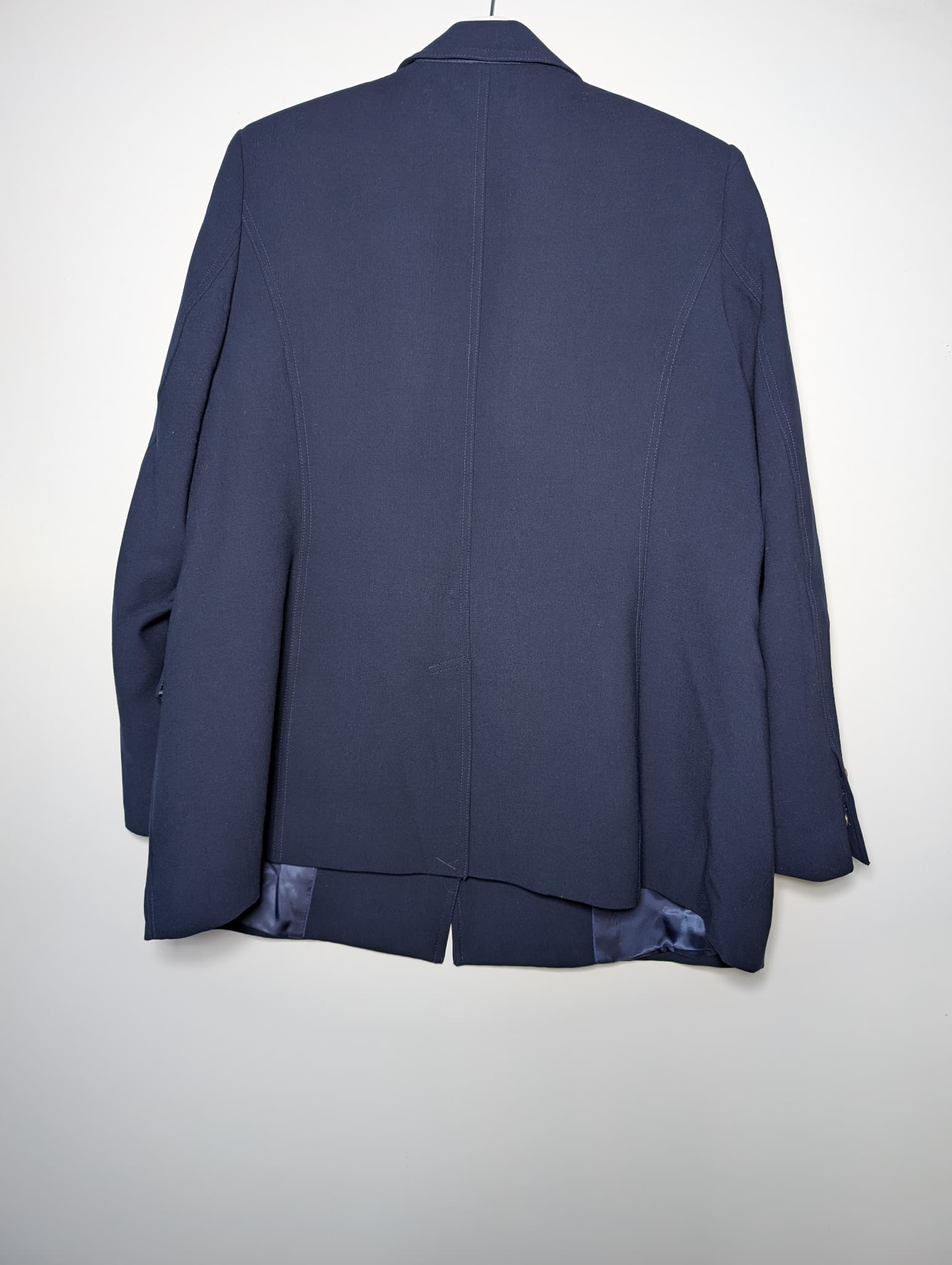 Sportscraft Double Breasted Blazer Navy Gold Buttons Women's Size 18 — photo 3 of 6