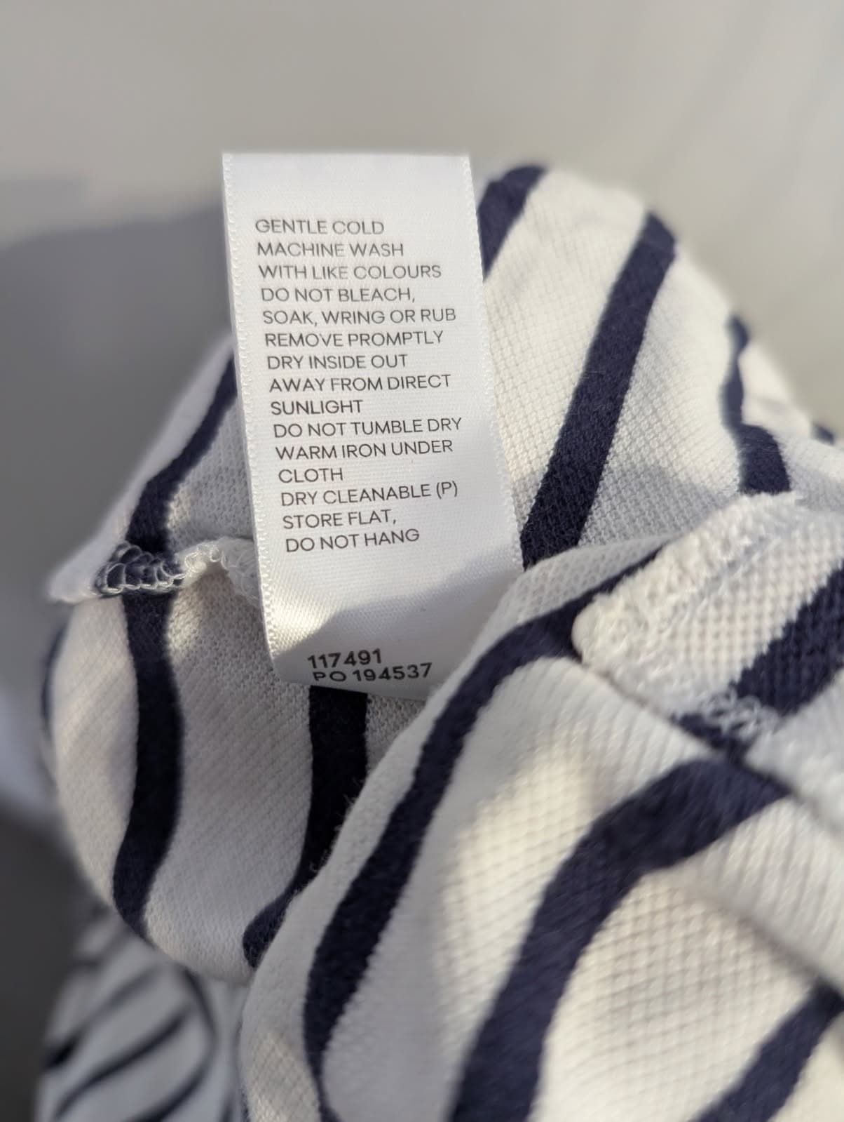 Sportscraft Striped Drawstring Knit Shorts Navy/White Size M — photo 2 of 6
