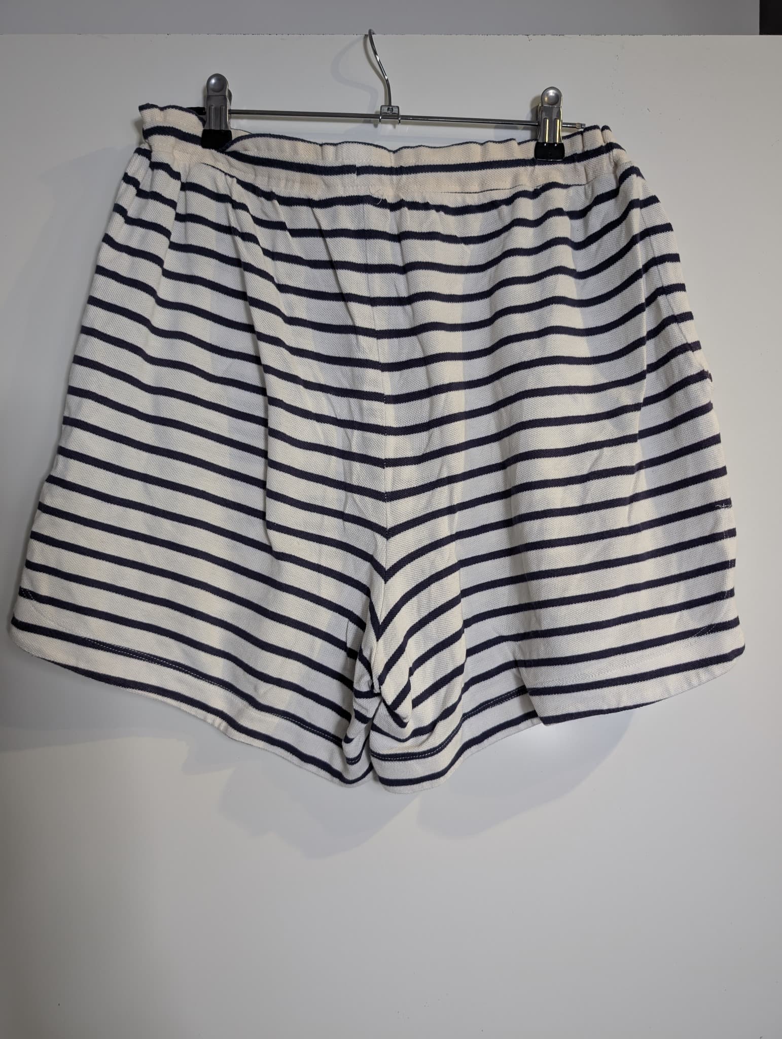 Sportscraft Striped Drawstring Lounge Shorts Navy & White Size M — photo 3 of 6