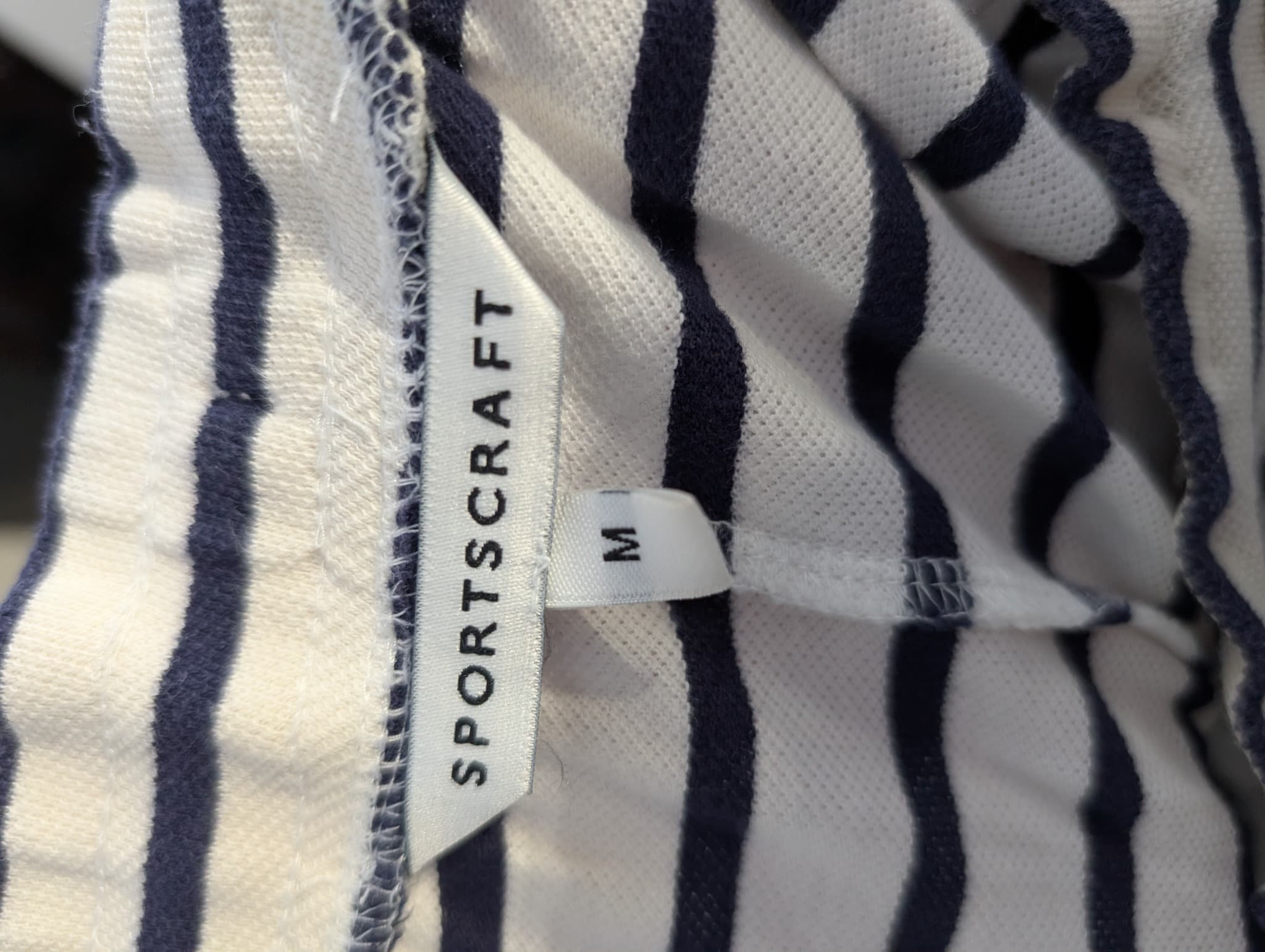Sportscraft Striped Drawstring Lounge Shorts Navy & White Size M — photo 4 of 6