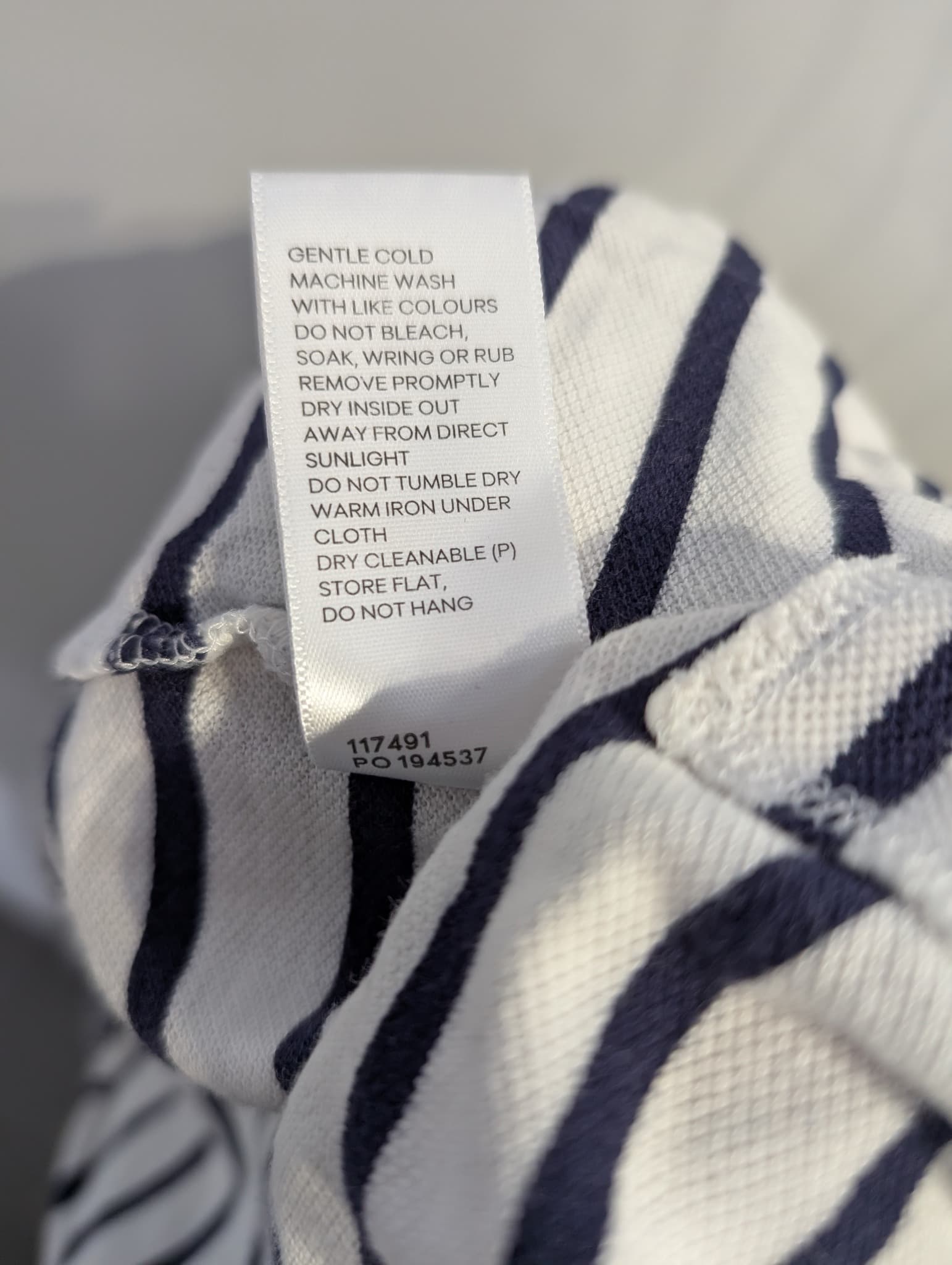 Sportscraft Striped Drawstring Lounge Shorts Navy & White Size M — photo 6 of 6
