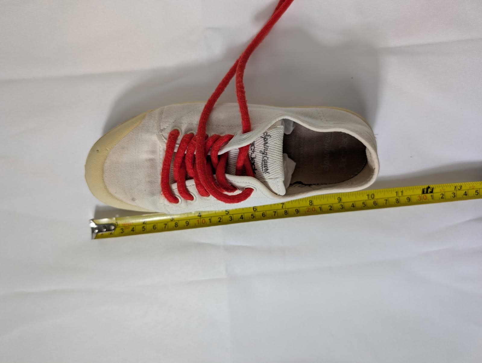 Spring Court G2 Canvas Low-Top Sneakers - White/Red EU 37 — photo 7 of 8