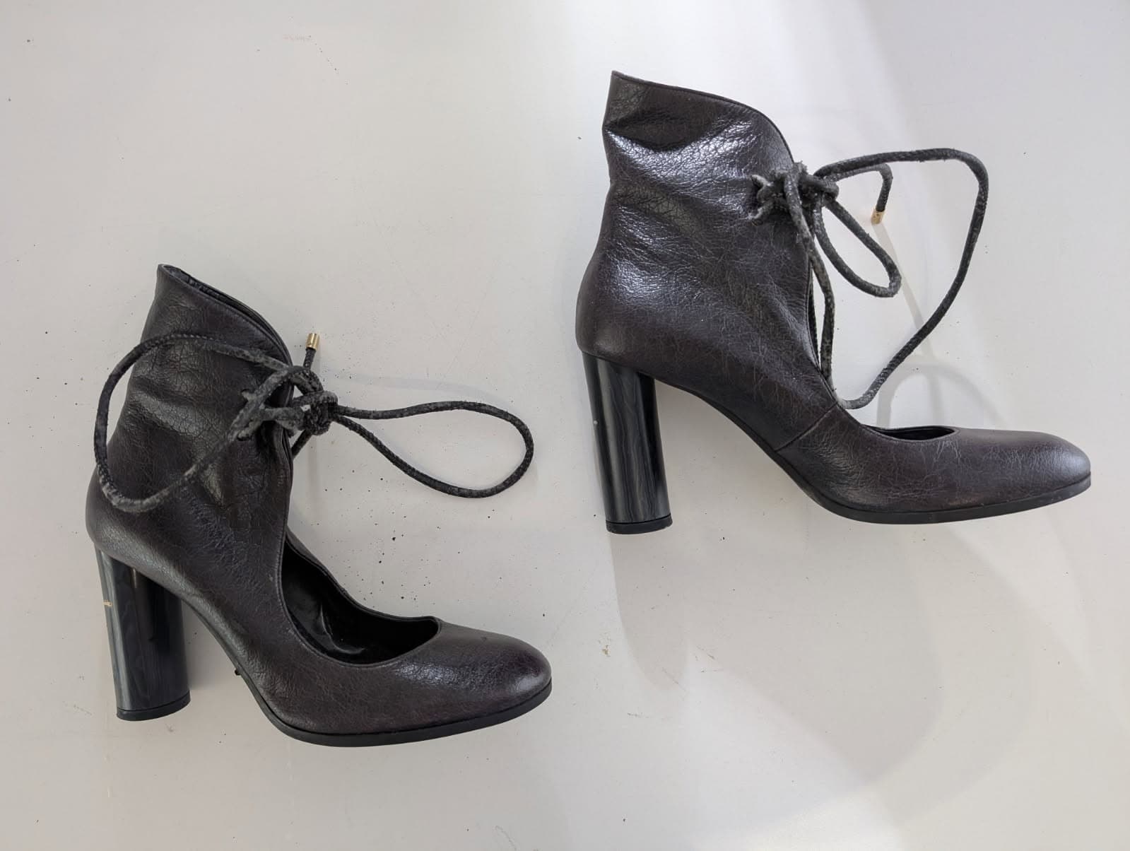 Stella McCartney Lace-Up Ankle Boots - Black EU 38.5 — photo 2 of 9