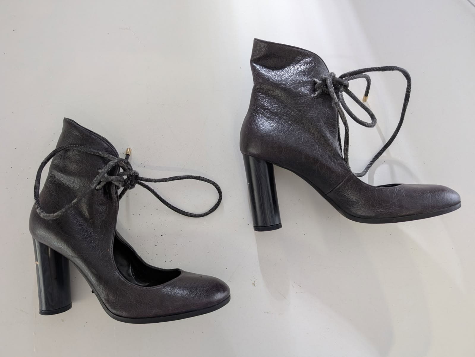 Stella McCartney Lace-Up Ankle Boots - Black EU 38.5 — photo 4 of 9