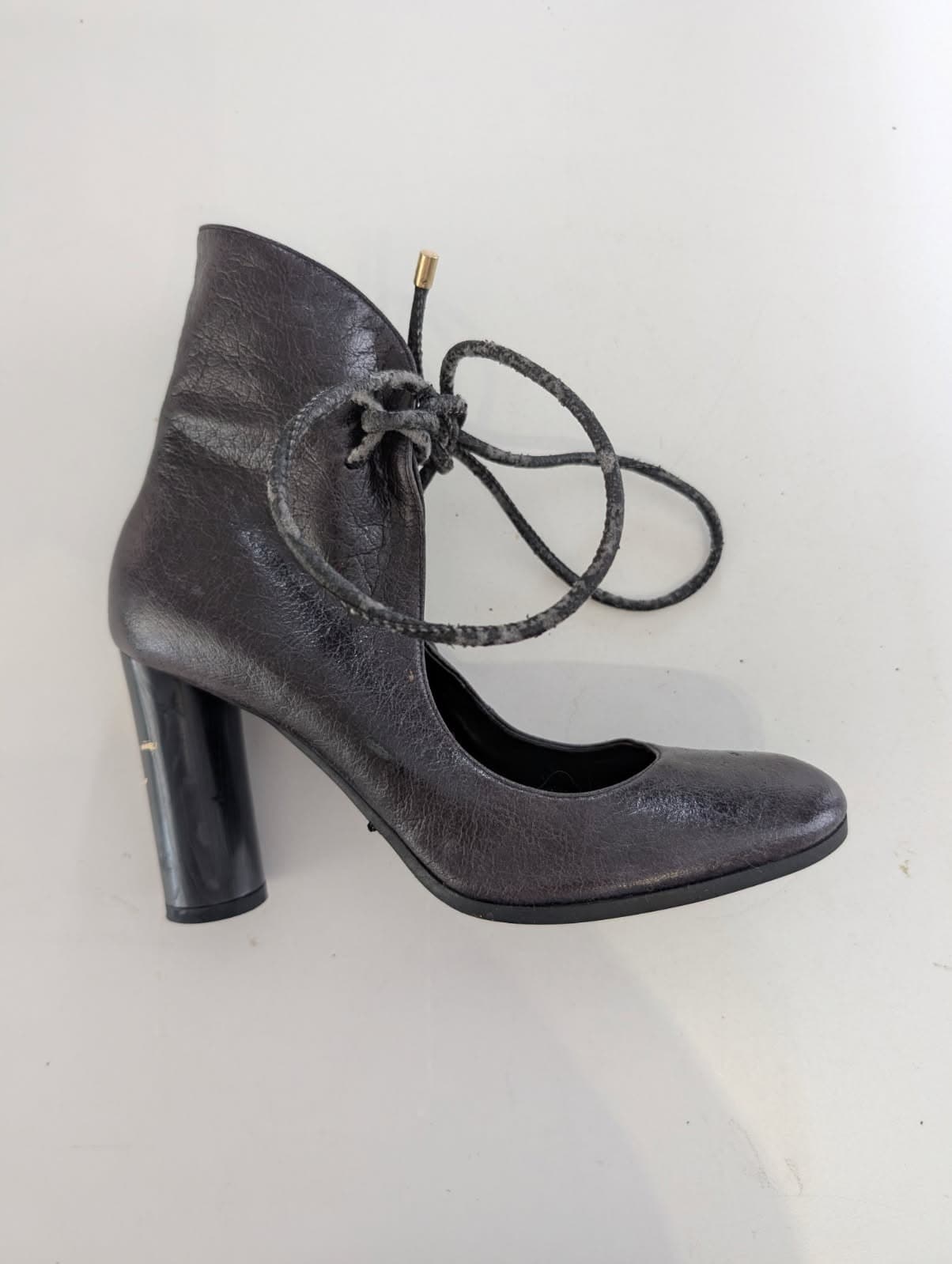 Stella McCartney Lace-Up Ankle Boots - Black EU 38.5 — photo 7 of 9