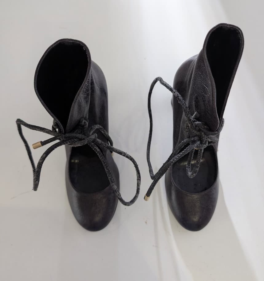 Stella McCartney Lace-Up Ankle Boots - Black EU 38.5 — photo 9 of 9