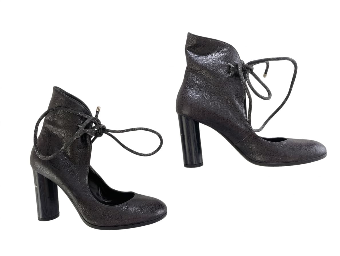 Stella McCartney Lace-Up Ankle Boots - Black EU 38.5 — photo 1 of 9