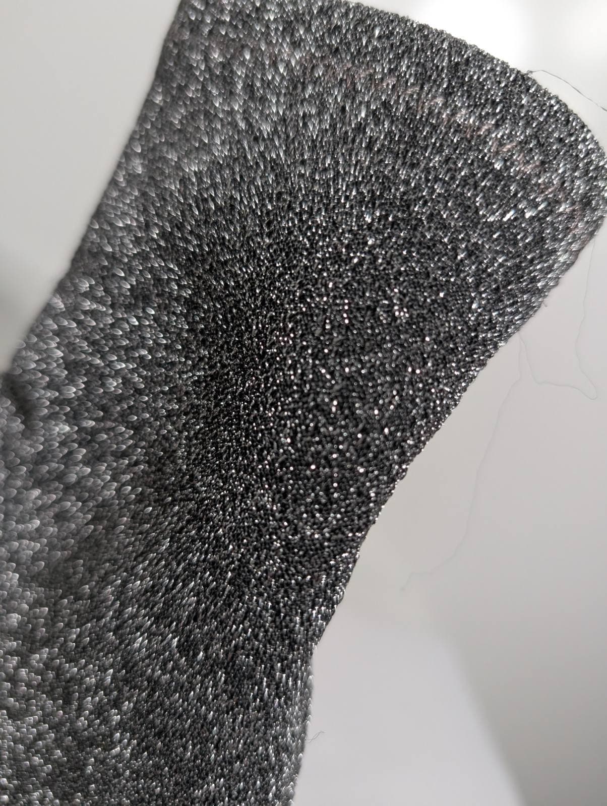 Steve Madden Edit Sock Booties Silver Glitter Size 37 — photo 6 of 7