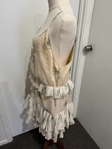 Stevie May Cream Floral Spaghetti Strap Dress — photo 4 of 8