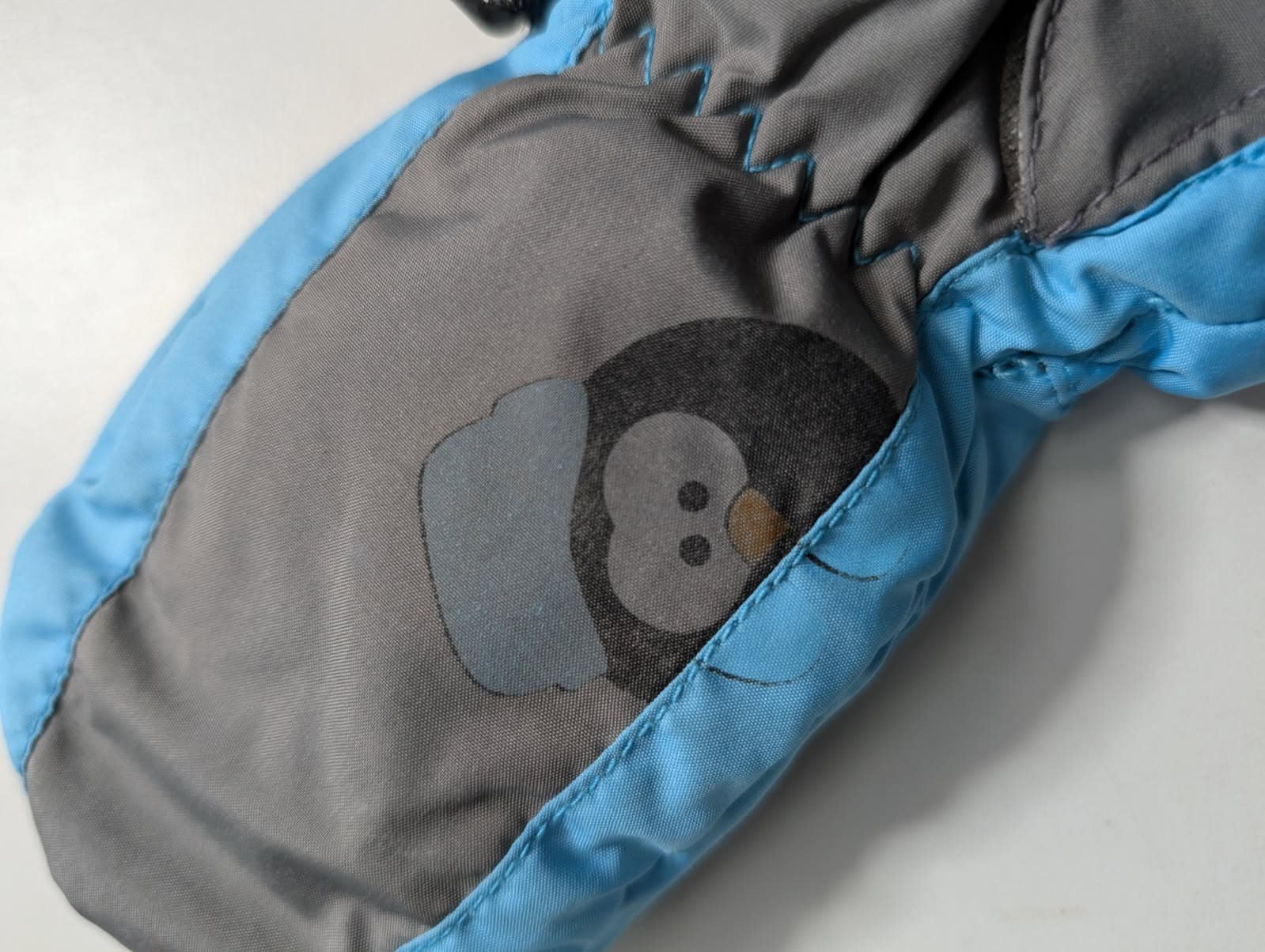Stonz Toddler Mittens Blue and Grey Snow Ski Mitts Size 2 — photo 6 of 6
