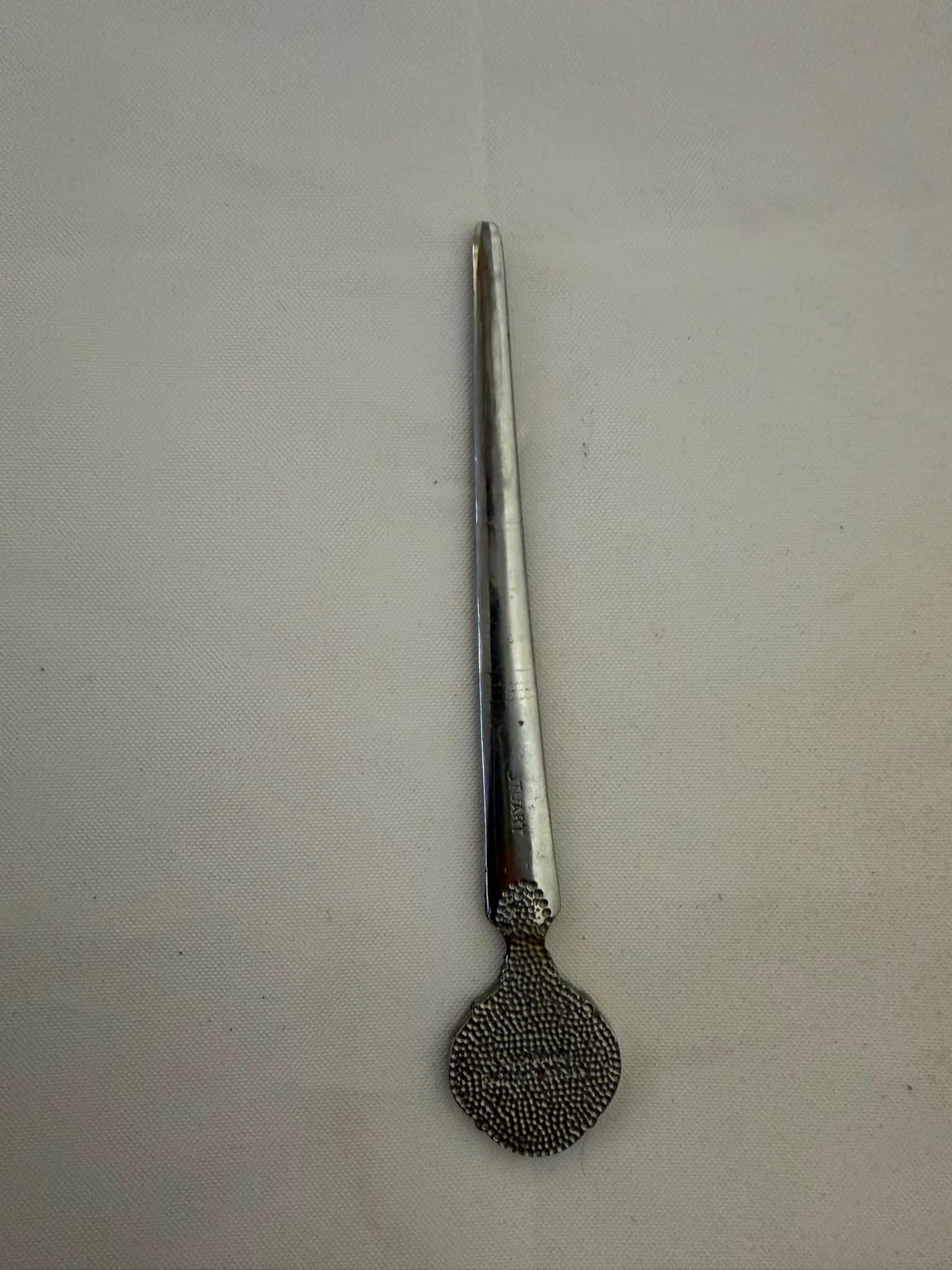 Stuart Crystal Letter Opener Silver Plated Vintage — photo 2 of 2