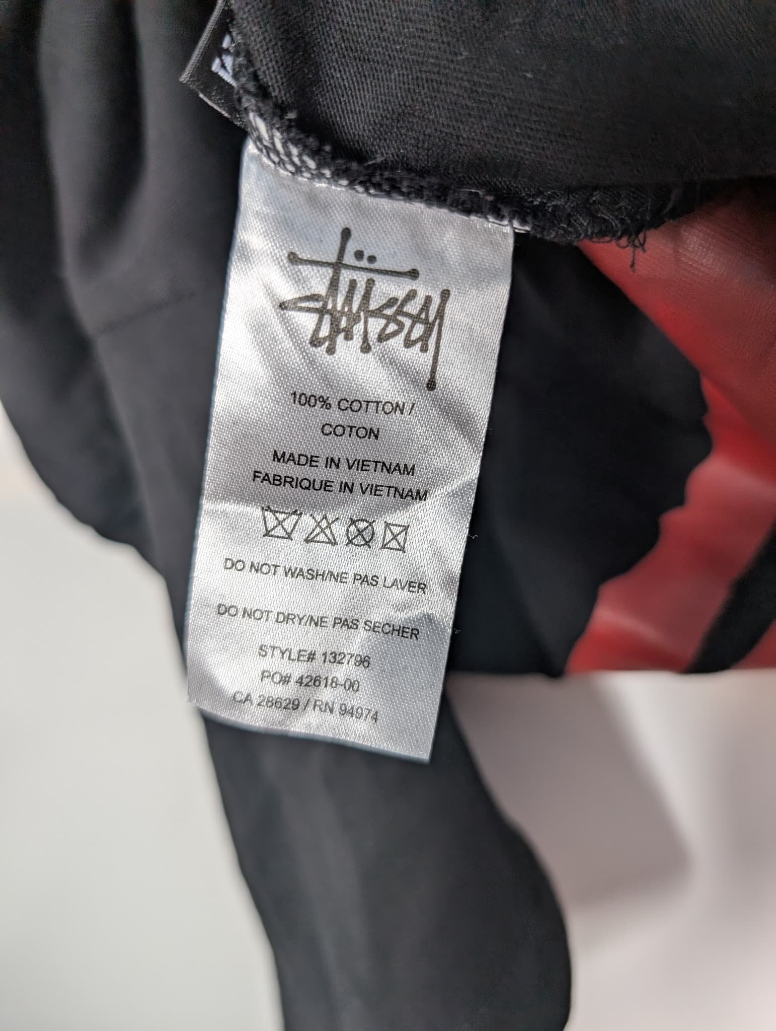 Stussy Cherry Graphic T-Shirt Black Size M — photo 7 of 7