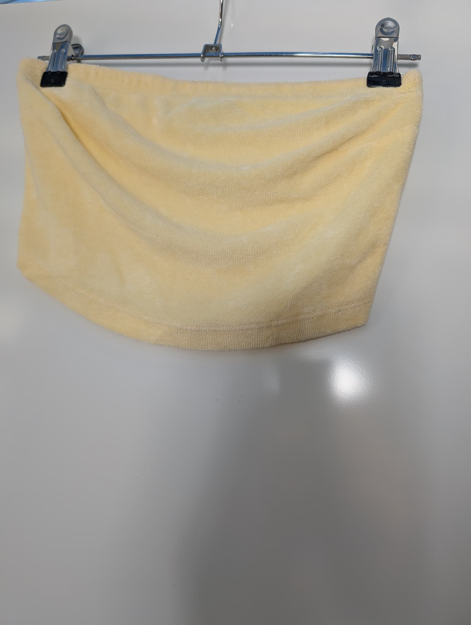 Sugarfree Terry Cloth Tube Top and Shorts Set Yellow XS — photo 2 of 11