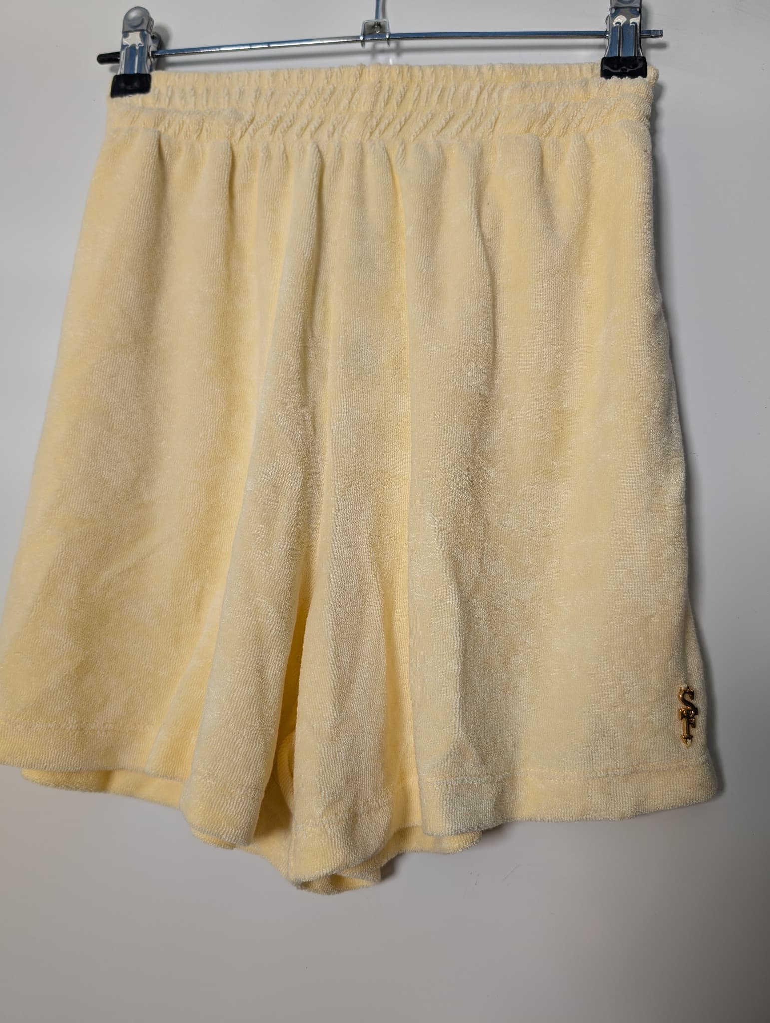 Sugarfree Terry Cloth Tube Top and Shorts Set Yellow XS — photo 3 of 11