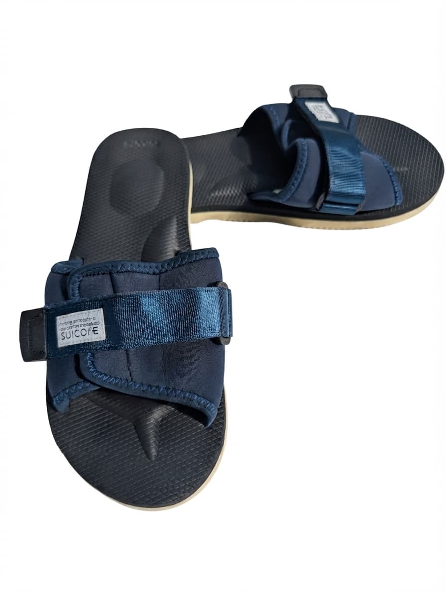 SUICOKE Moto-Cab Sandals Navy Blue Unisex Size 6 — photo 1 of 10