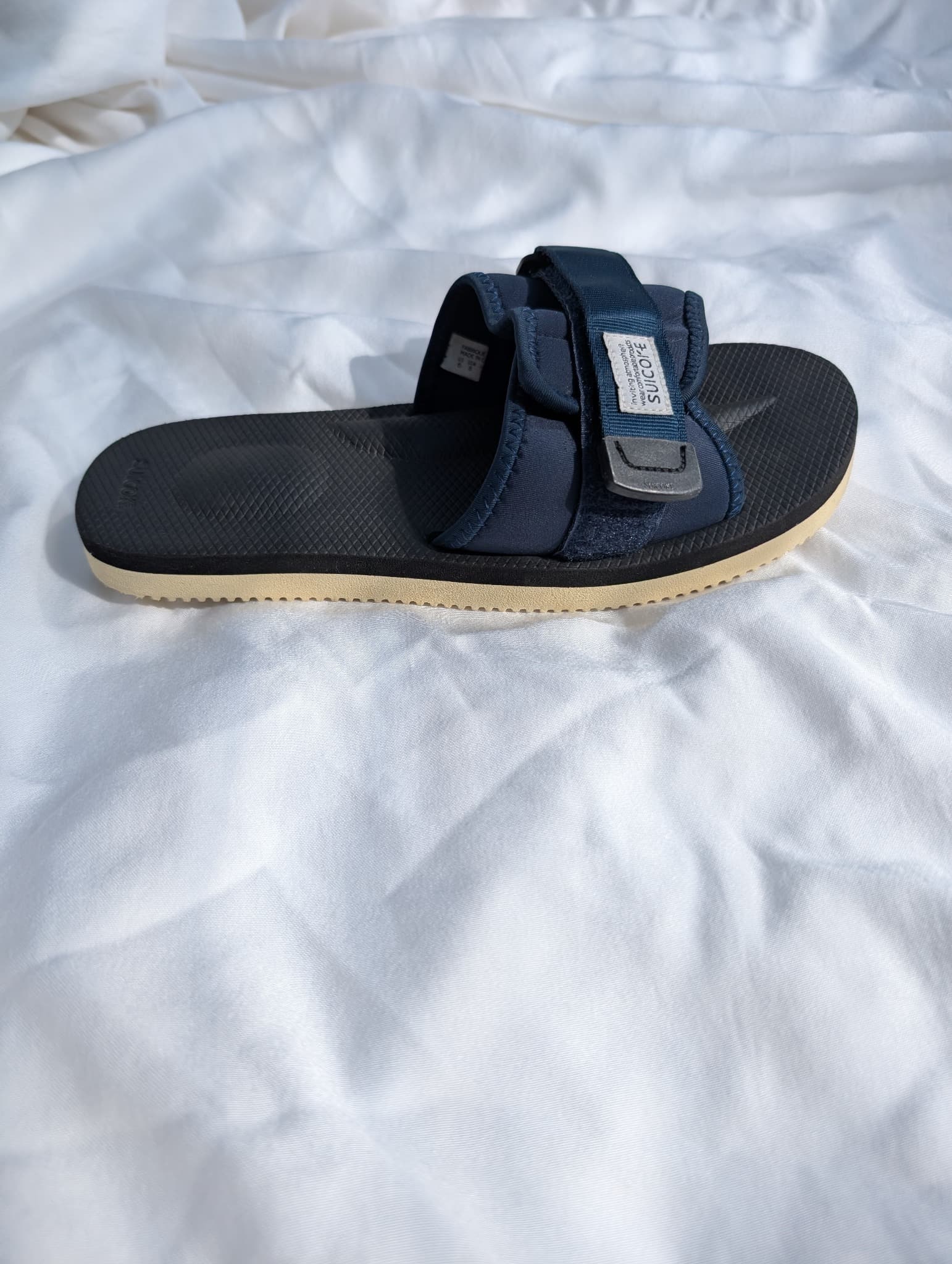 SUICOKE Moto-Cab Sandals Navy Blue Unisex Size 6 — photo 2 of 10