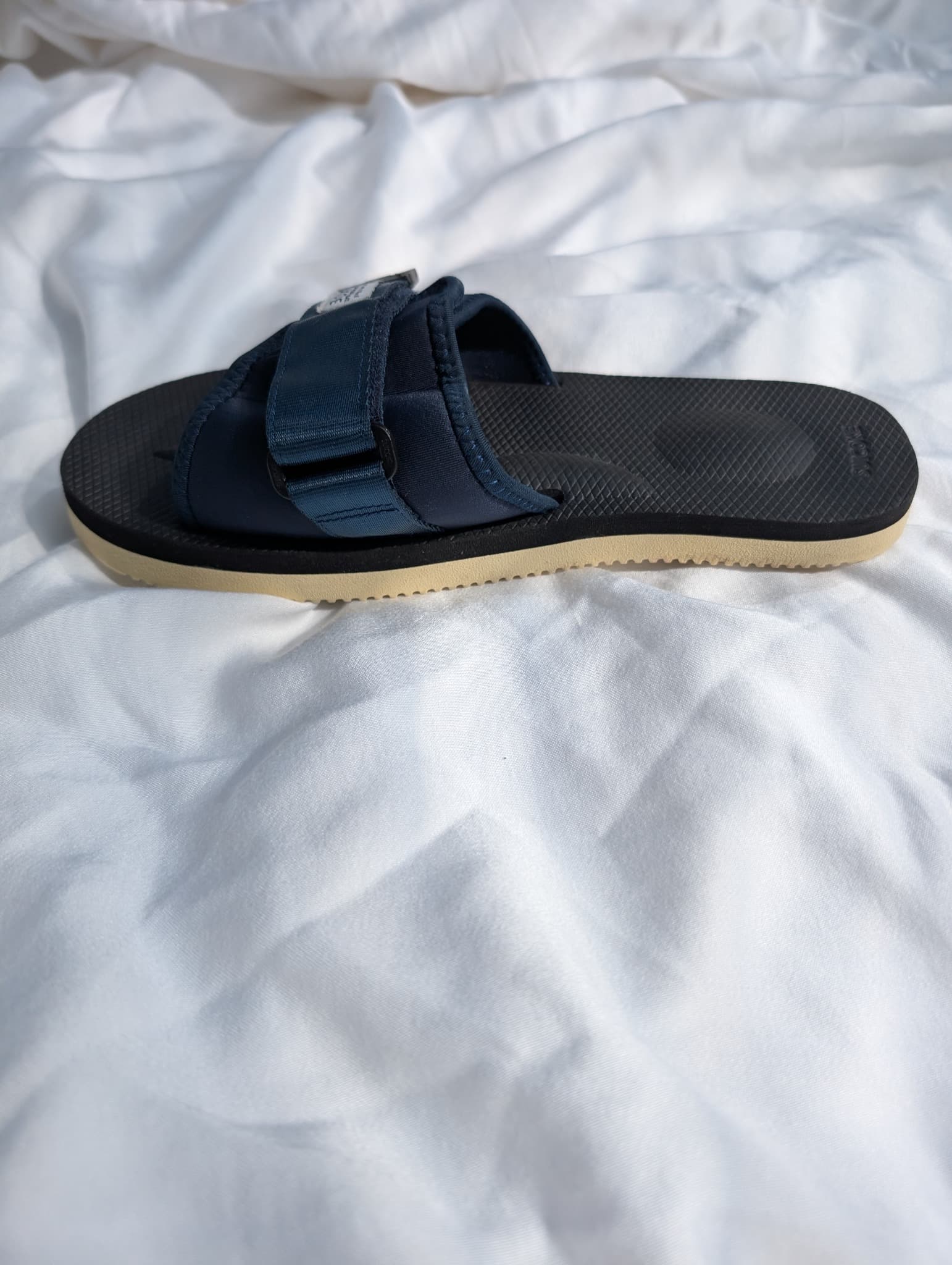 SUICOKE Moto-Cab Sandals Navy Blue Unisex Size 6 — photo 4 of 10