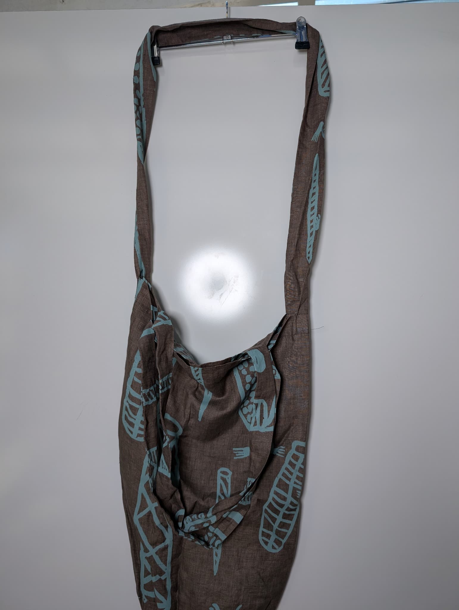 Sunkissed Casa Linen Tote Bag Abstract Print Brown — photo 7 of 7