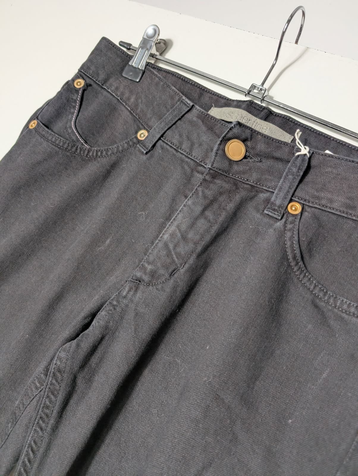 Superfine London Harry Straight Leg Jeans - Black Size 26 — photo 5 of 7