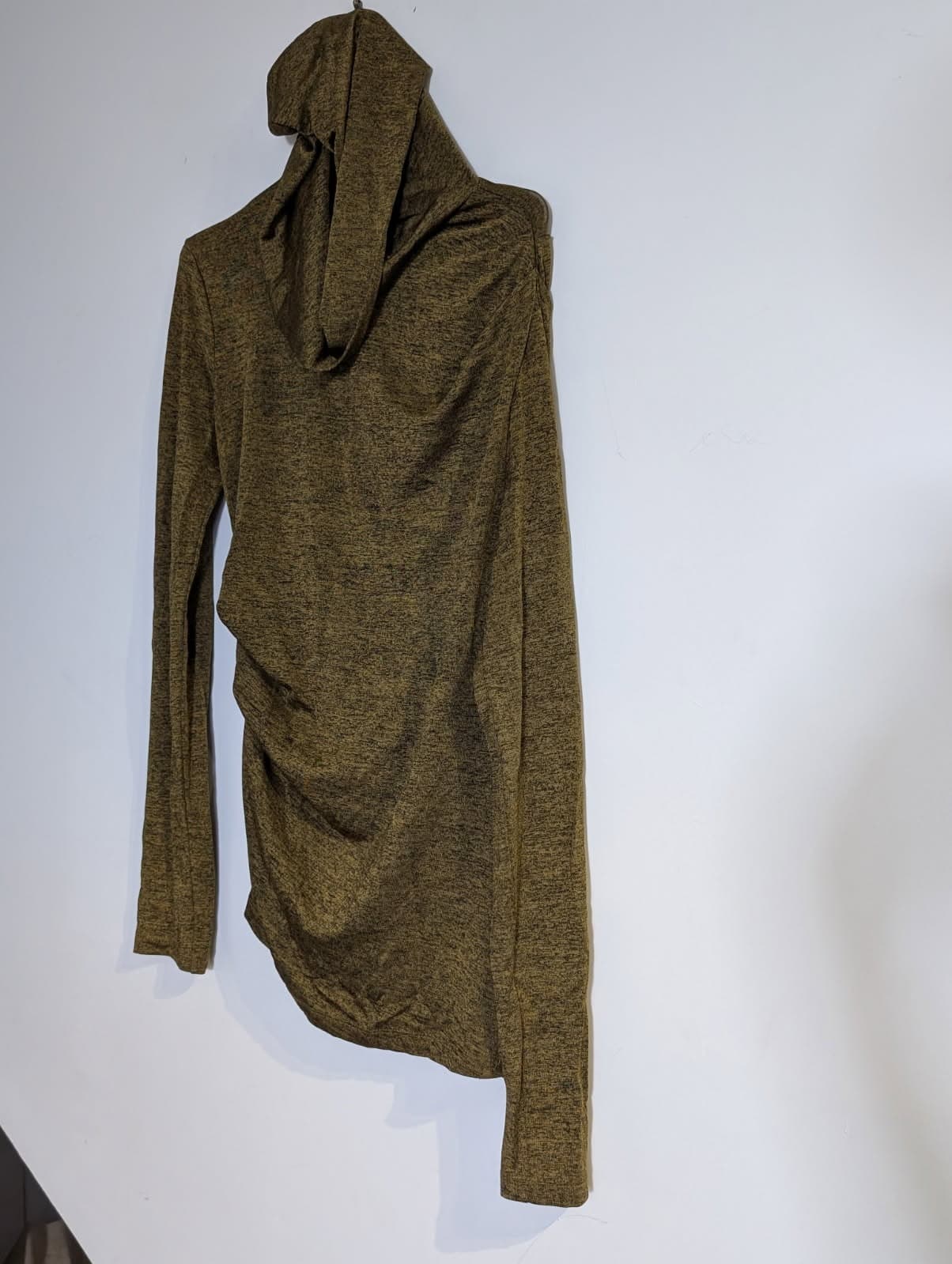 T by Alexander Wang Lightweight Hoodie - Olive Green Heathered Size Medium — photo 5 of 6
