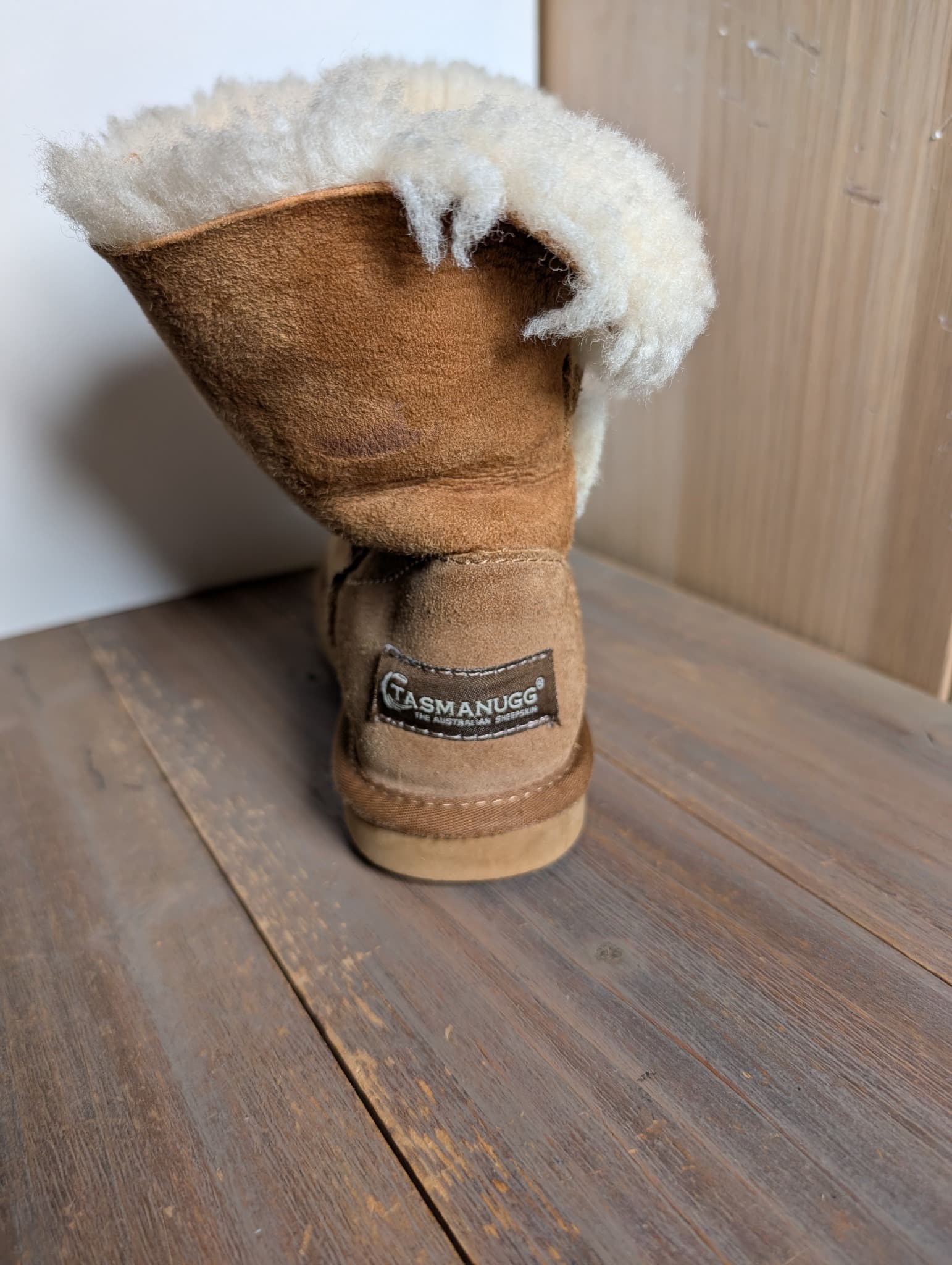 TASMANUGG Classic Mini Sheepskin Boots Chestnut — photo 3 of 10