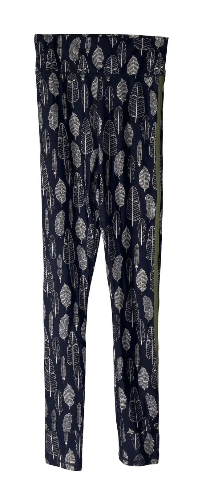 The Upside Women's Athletic Leggings Dark Blue Feather Print Size XS — photo 1 of 5