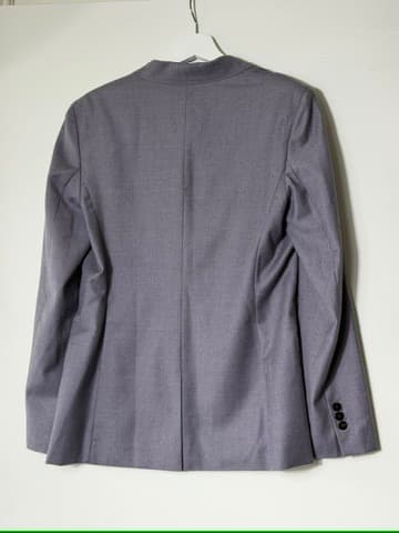 Theory Staple Blazer in Grey Virgin Wool Size 10 — photo 5 of 6