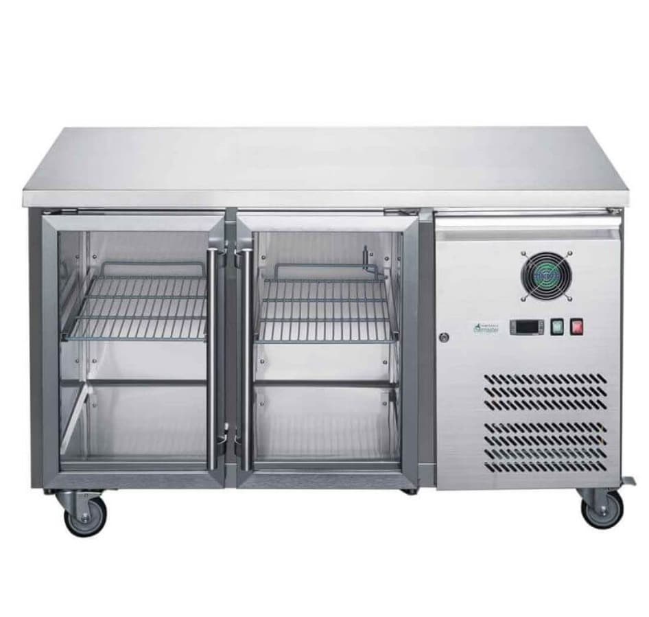 Thermaster Commercial Two Glass Door Under-Counter Fridge 282L — photo 3 of 3