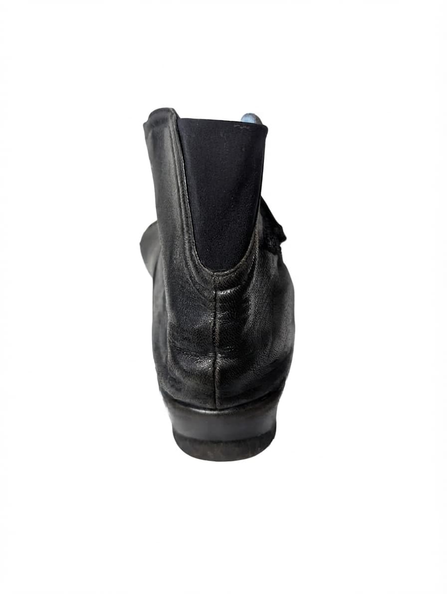 Thierry Rabotin Black Leather Ankle Boots — photo 2 of 7