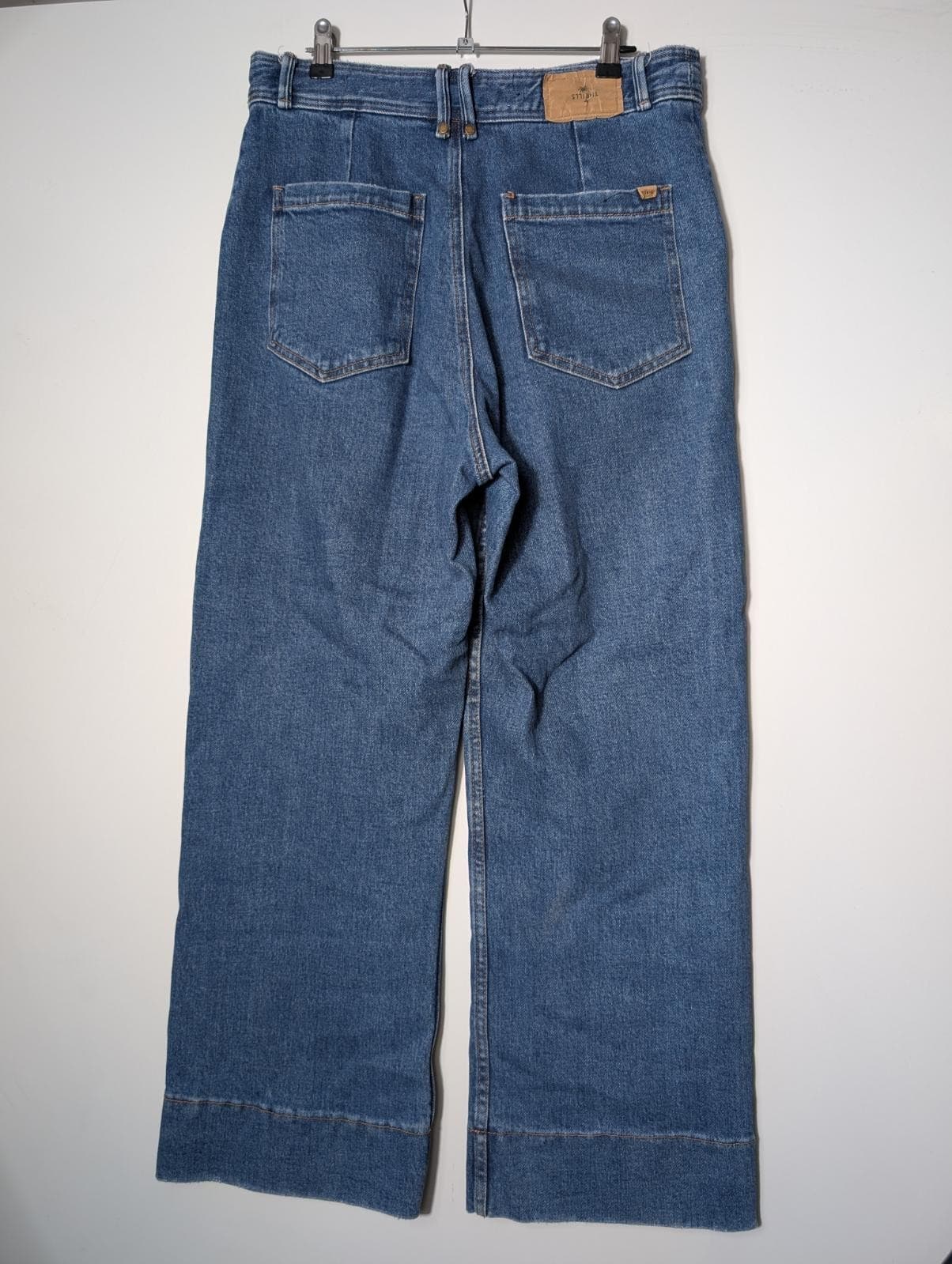 Thrills Wide Leg Denim Jeans Blue Women's AU 14 — photo 4 of 8