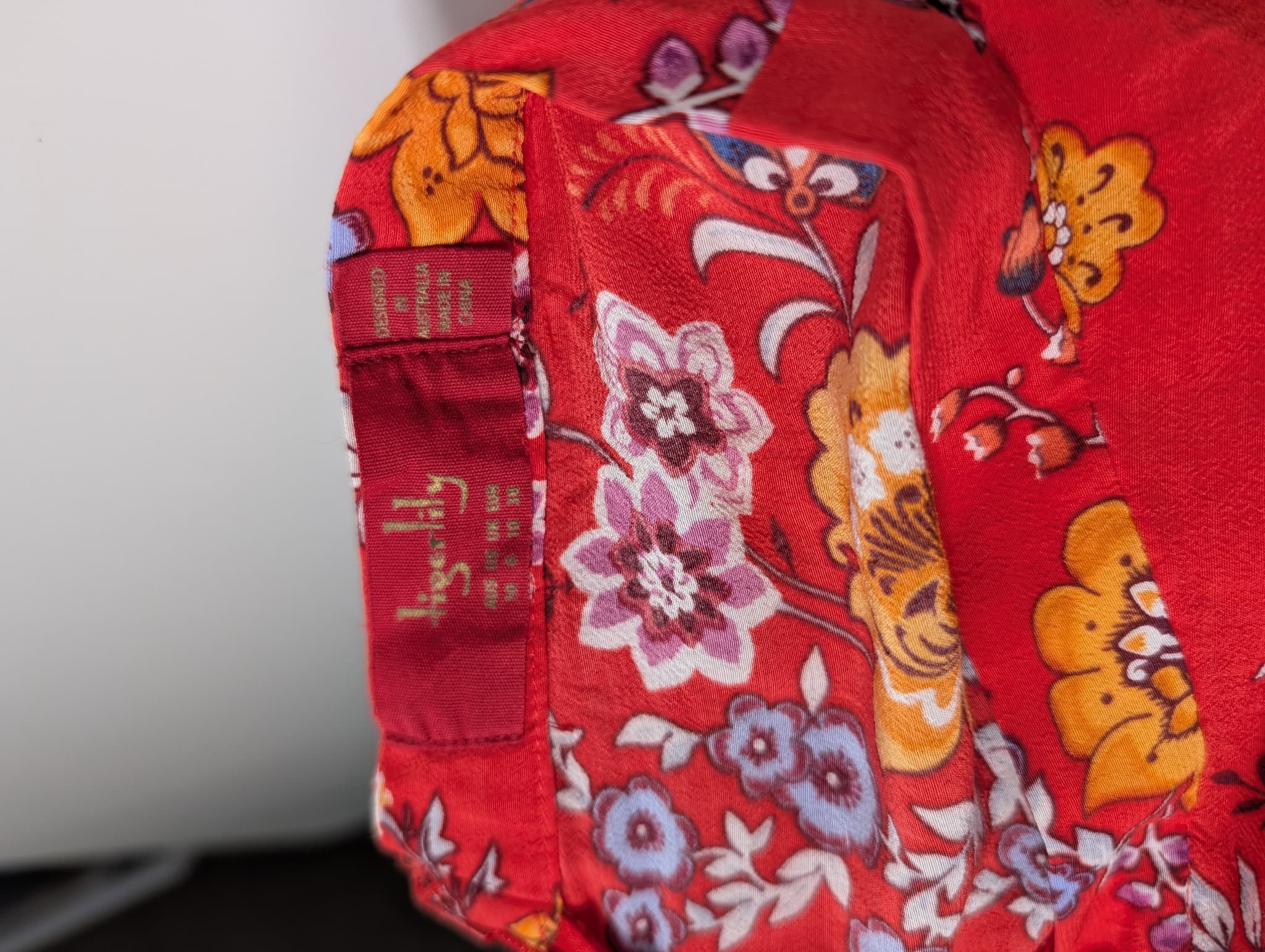 Tigerlily Red Floral A-Line Mini Skirt Size 10 — photo 5 of 7