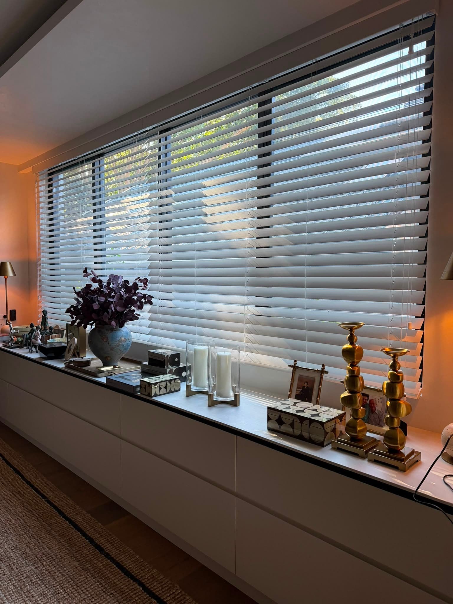Timber Venetian Blinds Spruce 63mm Slats 202cm x 160cm Set of 2 BRAND NEW — photo 2 of 4